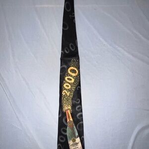 Bandmans Black and Gold 2000 Novelty Tie
